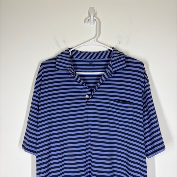 Peter Millar Grandfather Seaside Wash Stripe Polo Size Large - Picture 3 of 10